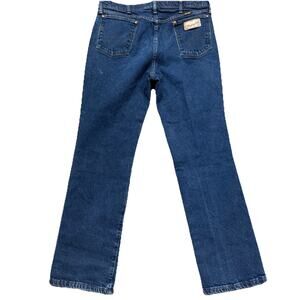 Vintage Wrangler Jeans Mens 36x32 Blue Denim Mexico Cowboy Cut Western